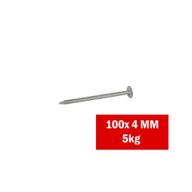 Boîte de clous en acier galvanisé 100x4 mm / 5kg