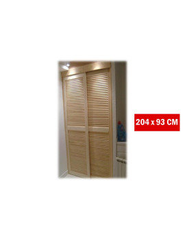 PORTE HWOOD PERSIENNE 93x204cm