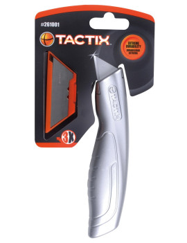 Cutter à lame fixe avec ses 3 lames de rechange 261001 - TACTIX