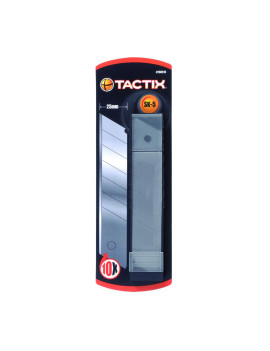 Lot de 10 lames de largeur 25mm pour cutter 260515 - TACTIX