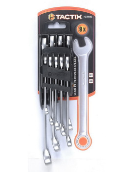 CLE MIXTE 9PCS SAE TACTIX  370503
