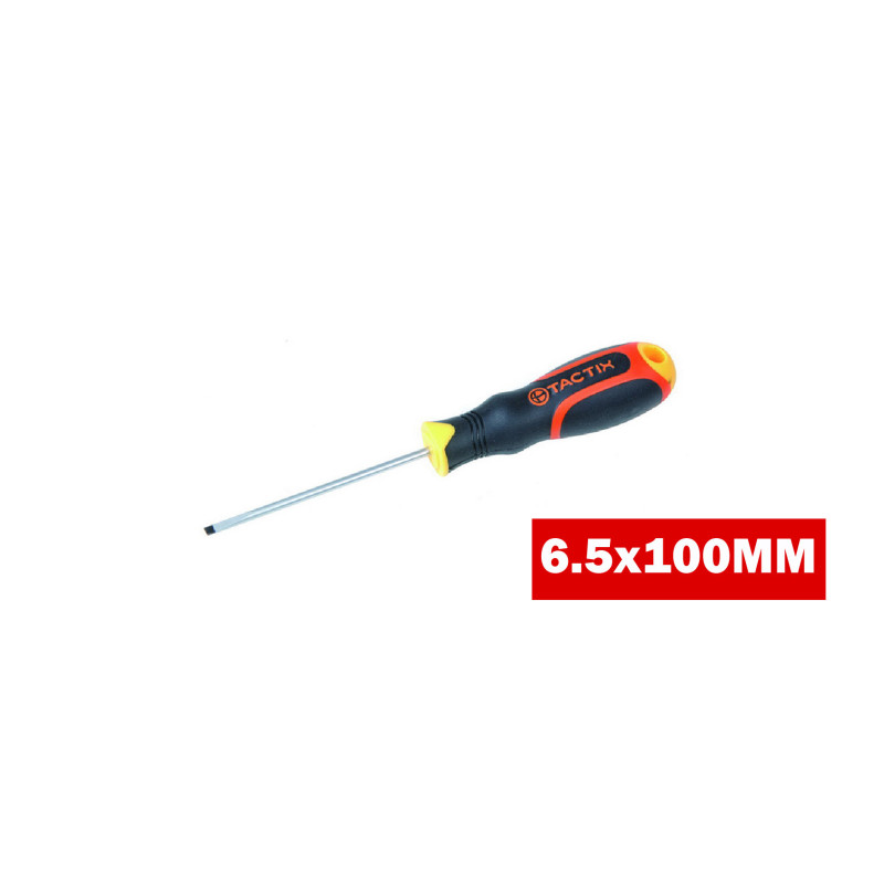 Tournevis plat 6.5x100mm 205010 - TACTIX