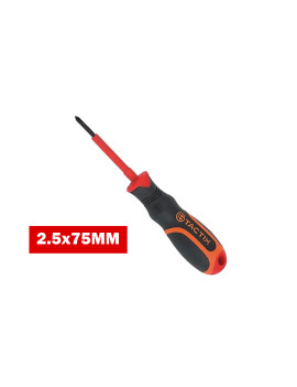 Tournevis cruciforme isolé 2.5x75mm / 205500 - TACTIX