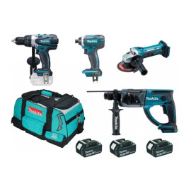 Combo Kit 4 machines 18V / DLX4054X1 - MAKITA