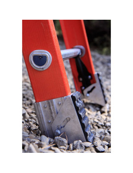 ESCABEAU FIBER 300lb 12' ORANGE
