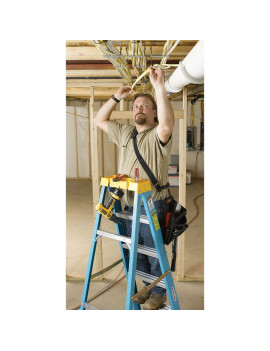 ESCABEAU FIBER 250lb 8' BLEU