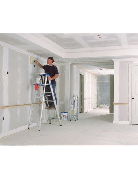 ESCABEAU ALU 250lb 8' JAUNE