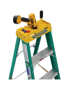 ESCABEAU FIBER 225lb 6' VERT