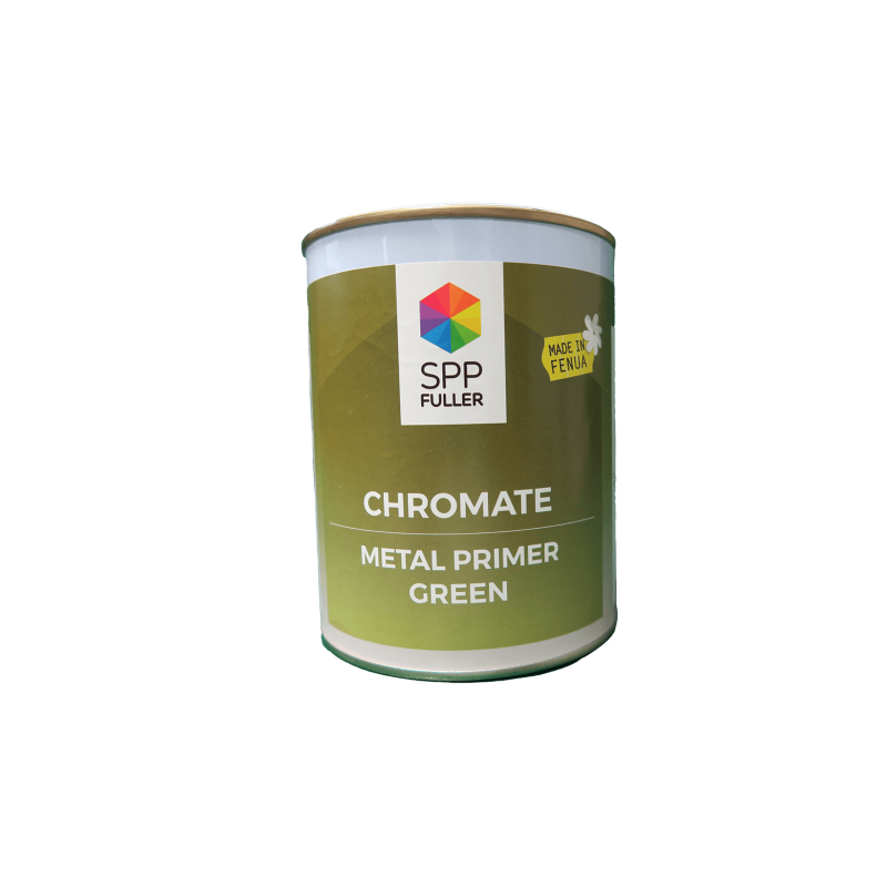 CHROMATE GREEN ZINC METAL 1/4