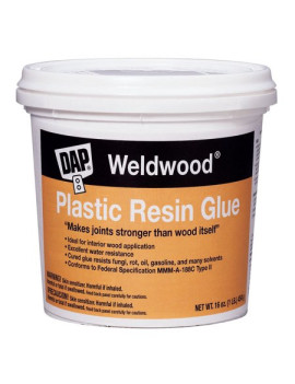 COLLE WELDWOOD 1LB DAP PLASTIC RESIN GLU