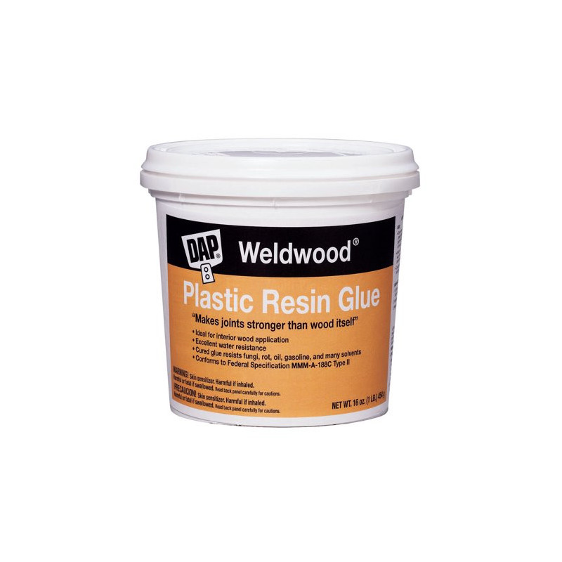 COLLE WELDWOOD 1LB DAP PLASTIC RESIN GLU