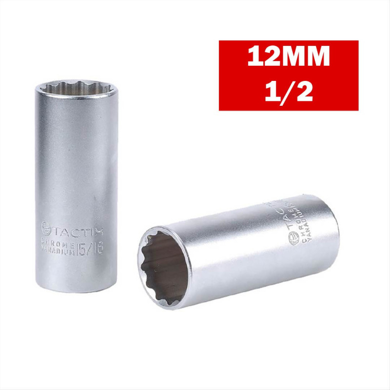 DOUILLE LONG 12MM 1/2 12PTS  361163