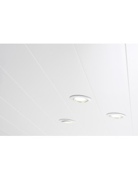 LAMBRIS PVC BLANC 24CMX6M