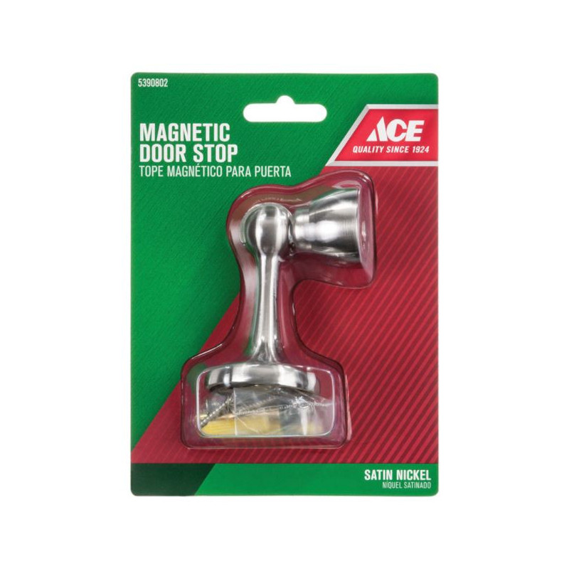 ARRET PORTE MAGNETIQUE SATIN NICKEL