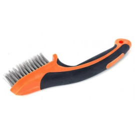 BROSSE METAL ACIER INOX 215MM-81/2