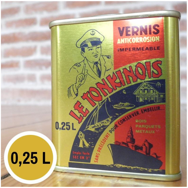 VERNIS TONKINOIS 250ml BRILLANT