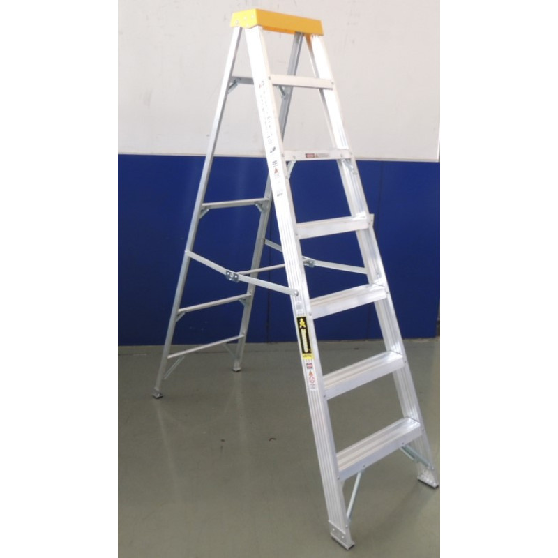 ESCABEAU ALU JAUNE AGD 7' AO21-106