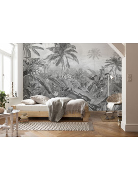 PHOTOMURAL 400X250CM AMAZONIA B N W