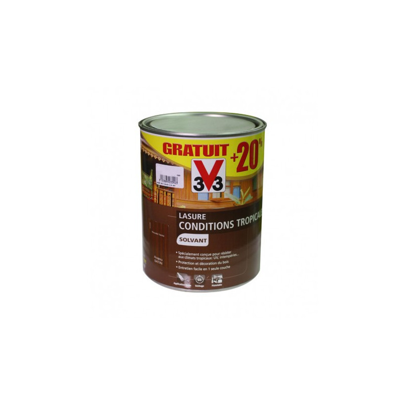 LASURE C/TROP SOL  3 litres INCOLORE