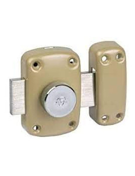 VERROU CYCLOP BOUTON COFFRE BRONZE D23mm