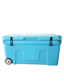 GLACIERE BAC POISSON 110L AVEC ROULETTE