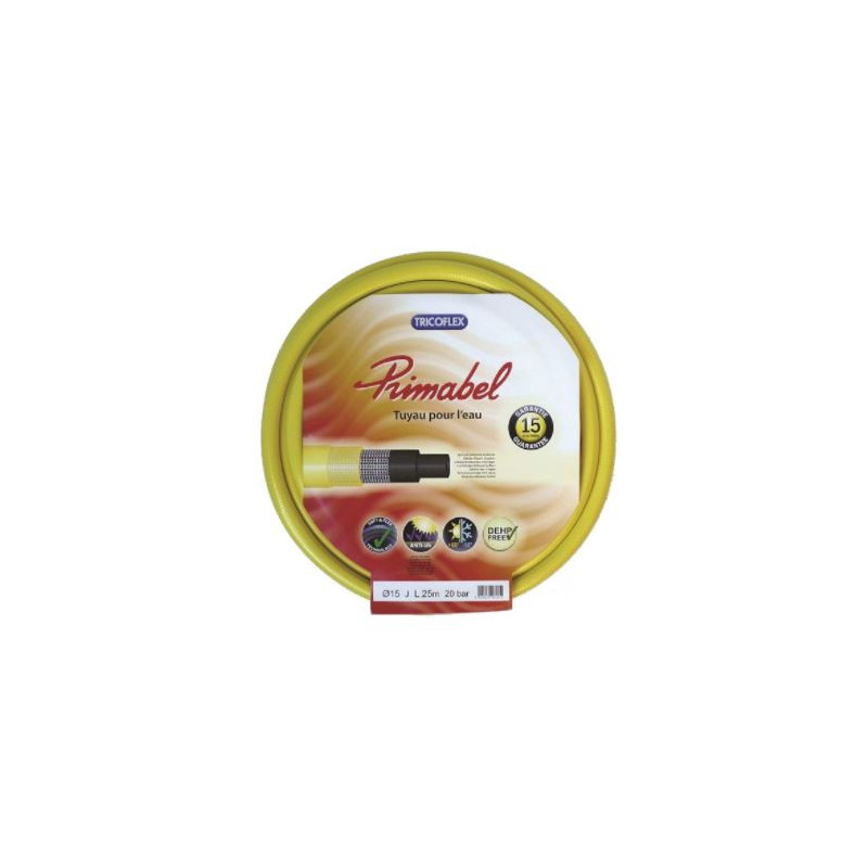 TUYAU ARROSAGE PRIMABEL 15-15M JAUNE