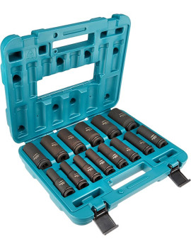 IMPACT SOCKET SET 14pcs MET 1/2 SQR DRV