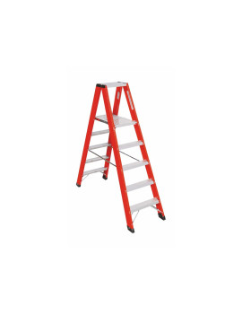 ESCABEAU FIBER ROUGE AGD 7' FO27-106