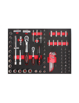 Servante à outils avec 6 tiroirs et ses 234 accessoires - KB GLOBAL