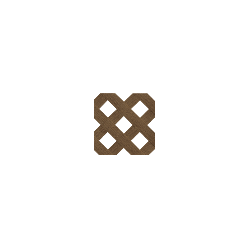 LATTICE TRAD MARRON gd carreau 8x4'