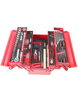 CAISSE A OUTILS 93PCS METAL ACE 5 COMP