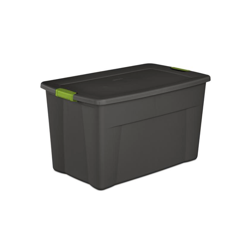 BAC DE RANGEMENT GRIS 35GAL 132L