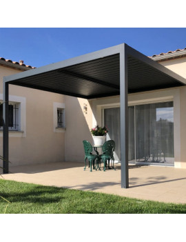 PERGOLA GRISE 300X400X260CM