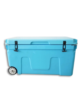 GLACIERE BAC POISSON 145L AVEC ROULETTE