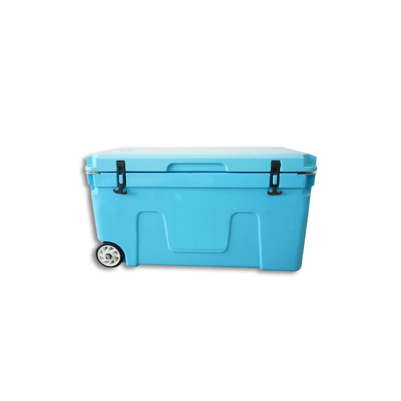 GLACIERE BAC POISSON 145L AVEC ROULETTE