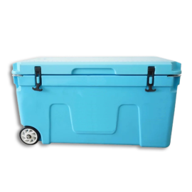 GLACIERE BAC POISSON 145L AVEC ROULETTE