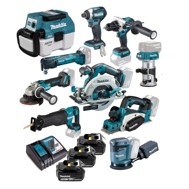 COMBO KIT DLX1030T 18V 10 PCS