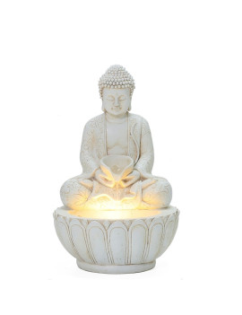 FONTAINE EXTERIEURE BOUDDHA 1 LUMIERE
