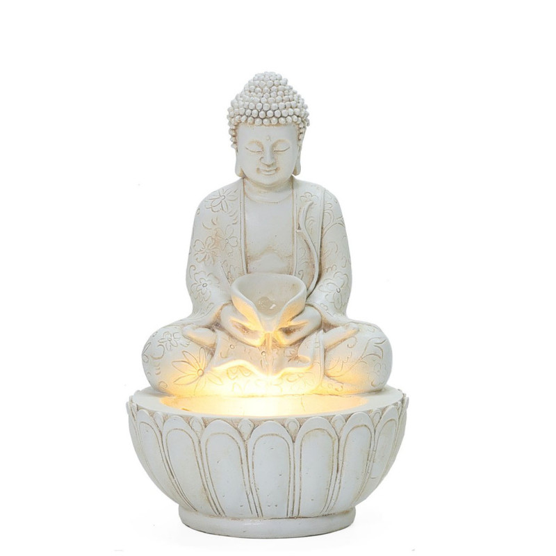 FONTAINE EXTERIEURE BOUDDHA 1 LUMIERE