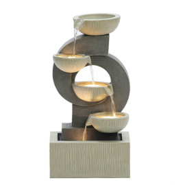 FONTAINE EXTERIEURE4 LUMIERES LED