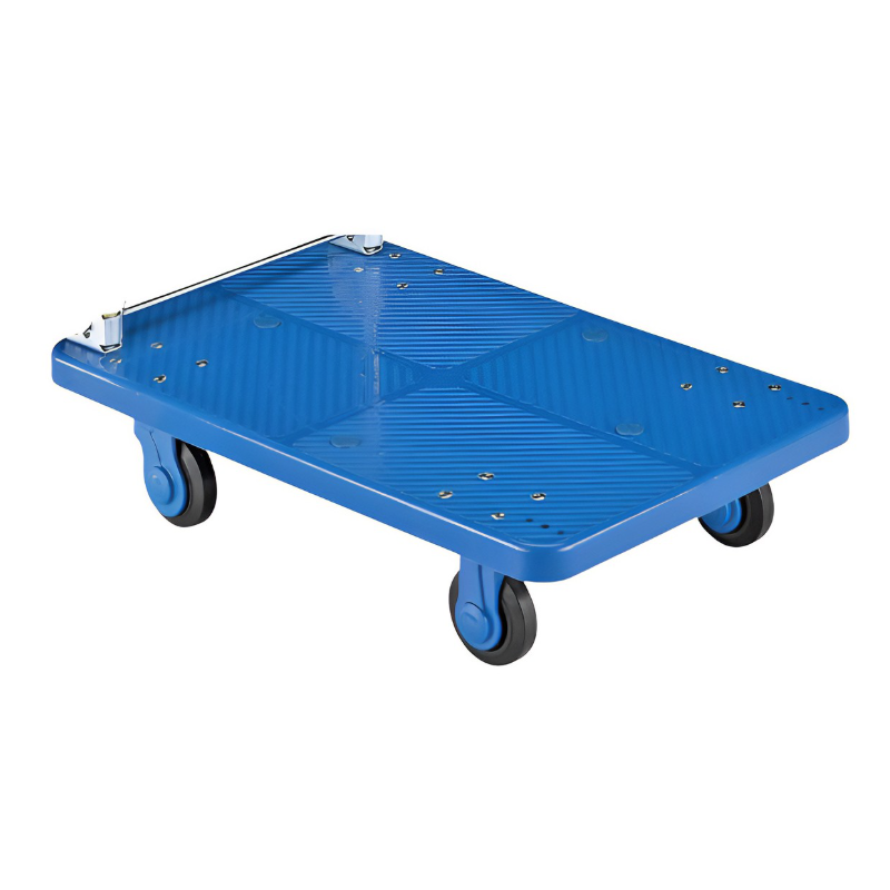 CHARIOT PLATE-FORME 60x40CM 100KG BLEU