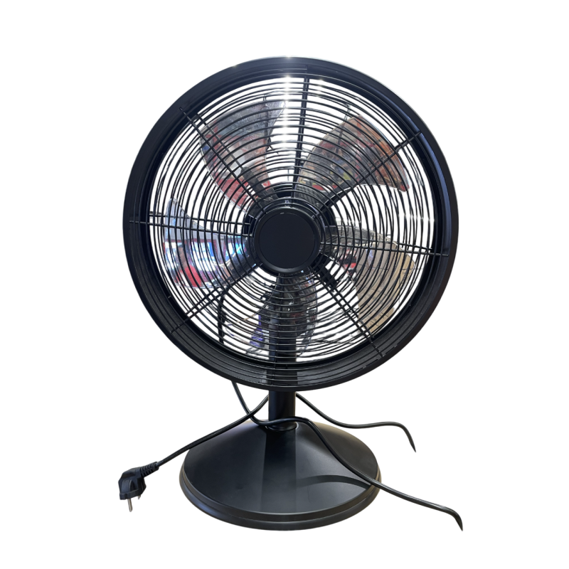VENTILATEUR DE BUREAU EN METAL A TAMBOUR