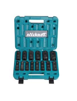 SOCKET SET 10-32MM 1/2 SQR DEEP IMP 14PC
