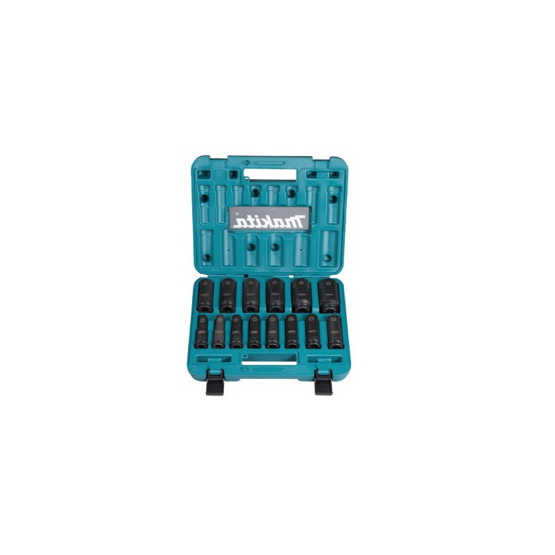 SOCKET SET 10-32MM 1/2 SQR DEEP IMP 14PC