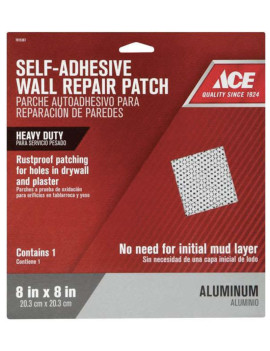 Patch de réparation adhésif pour mur 20 x 20 cm - ACE