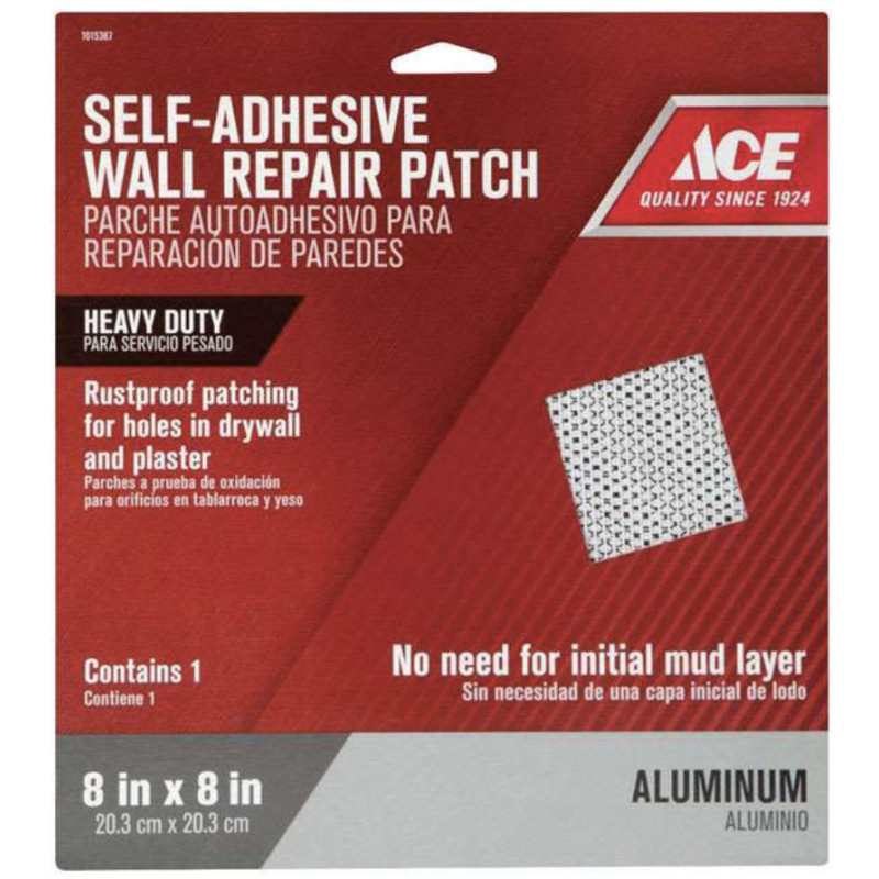 Patch de réparation adhésif pour mur 20 x 20 cm - ACE