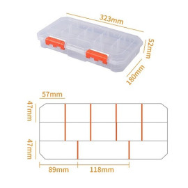 BOITE OUTIL PLASTIC 4 RANGEMENTS
