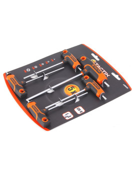 Ensemble de 5 tournevis TORX avec poignée 206393 - TACTIX