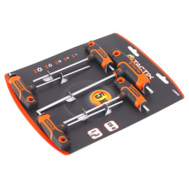 Ensemble de 5 tournevis TORX avec poignée 206393 - TACTIX