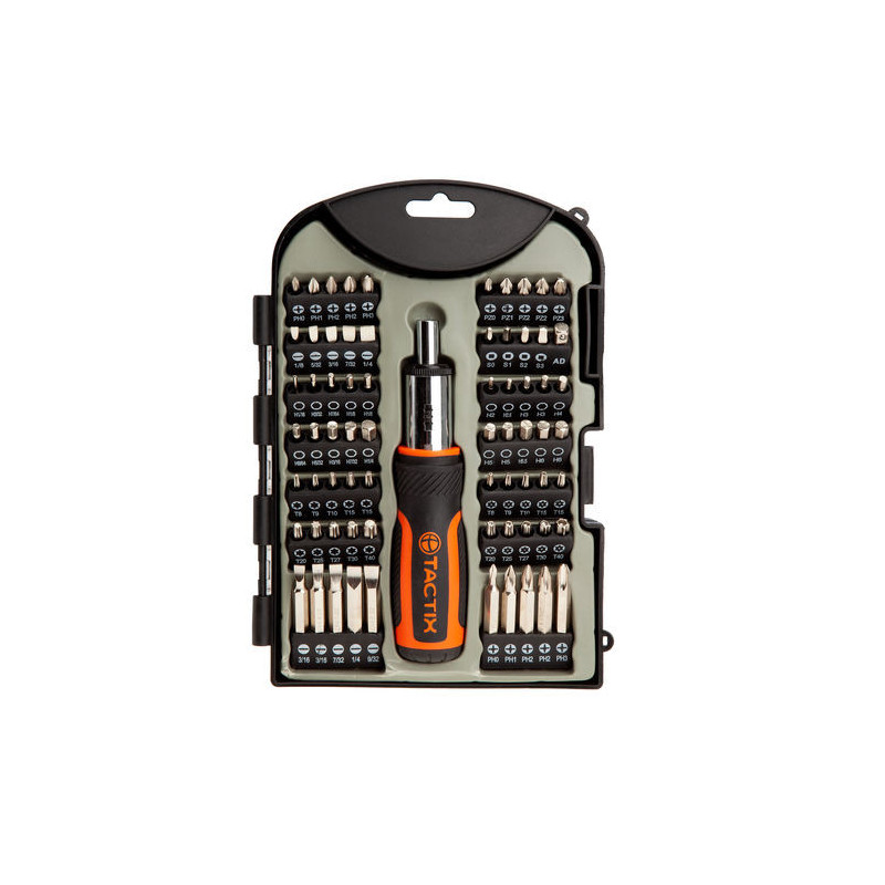 JEU EMBOUT TOURNEVIS 71pc TACTIX  900171